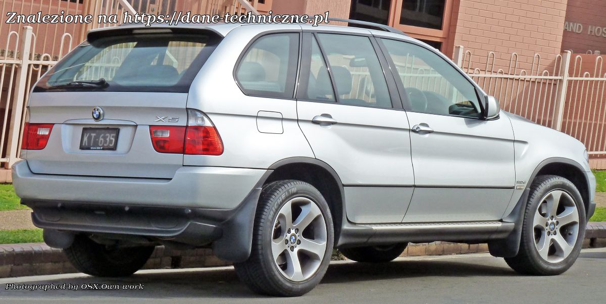BMW X5 E53 facelift 2003 na dane-techniczne.pl