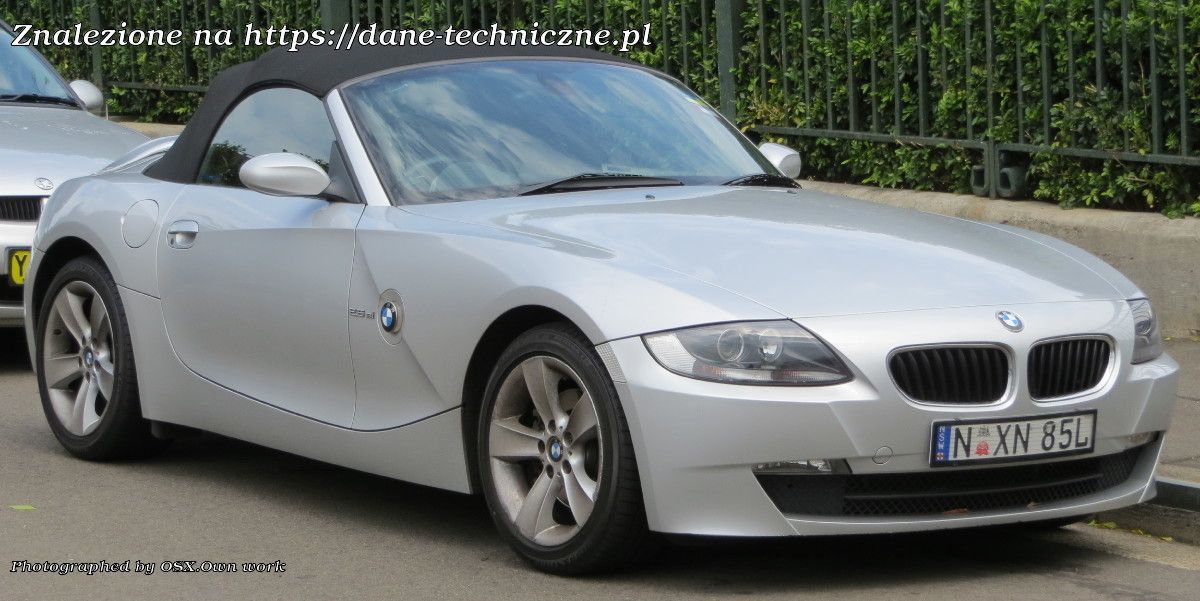 BMW Z4 E85 facelift 2006 na dane-techniczne.pl