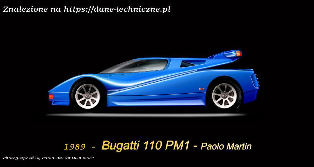 Bugatti EB 110  na dane-techniczne.pl