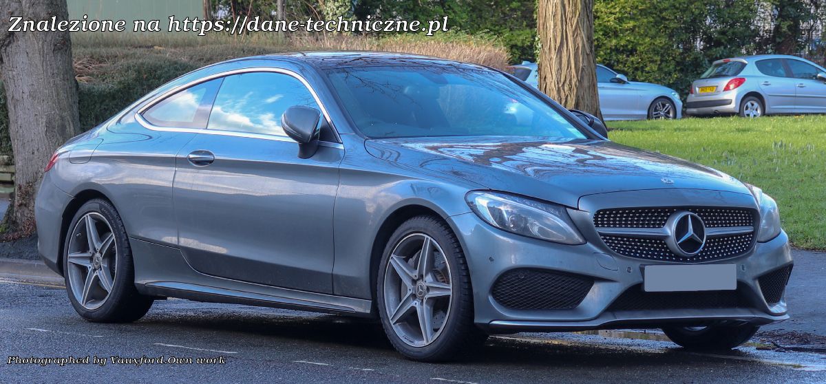 Mercedes-Benz Klasa C Coupe C205 na dane-techniczne.pl