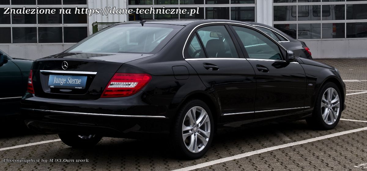 Mercedes-Benz Klasa C W204 facelift 2011 na dane-techniczne.pl