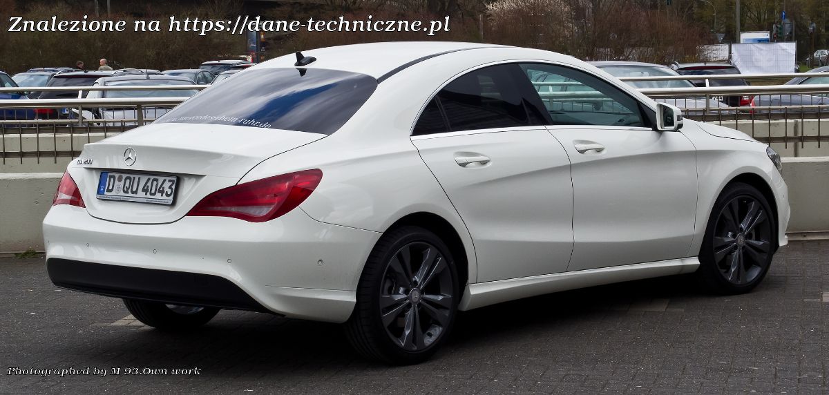 Mercedes-Benz CLA Coupe C118 na dane-techniczne.pl
