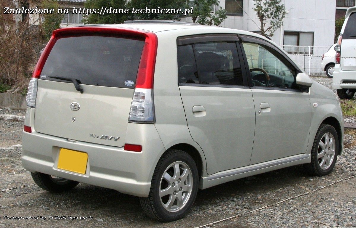 Daihatsu Cuore L701 na dane-techniczne.pl