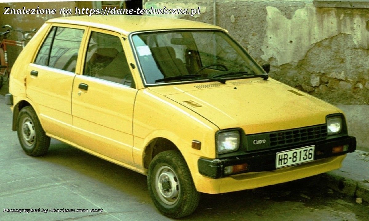 Daihatsu Cuore L701 na dane-techniczne.pl