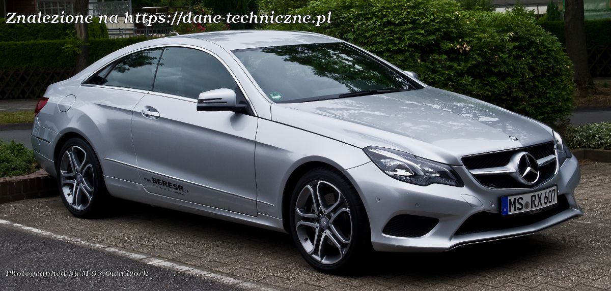 Mercedes-Benz Klasa E Coupe C207 facelift 2013 na dane-techniczne.pl
