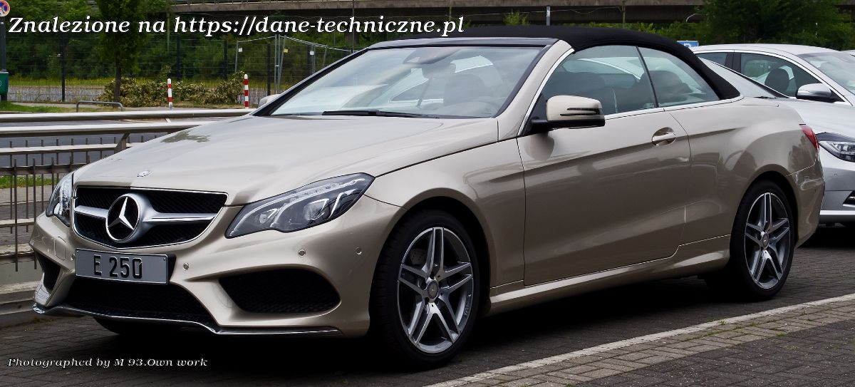 Mercedes-Benz Klasa E Coupe C207 na dane-techniczne.pl