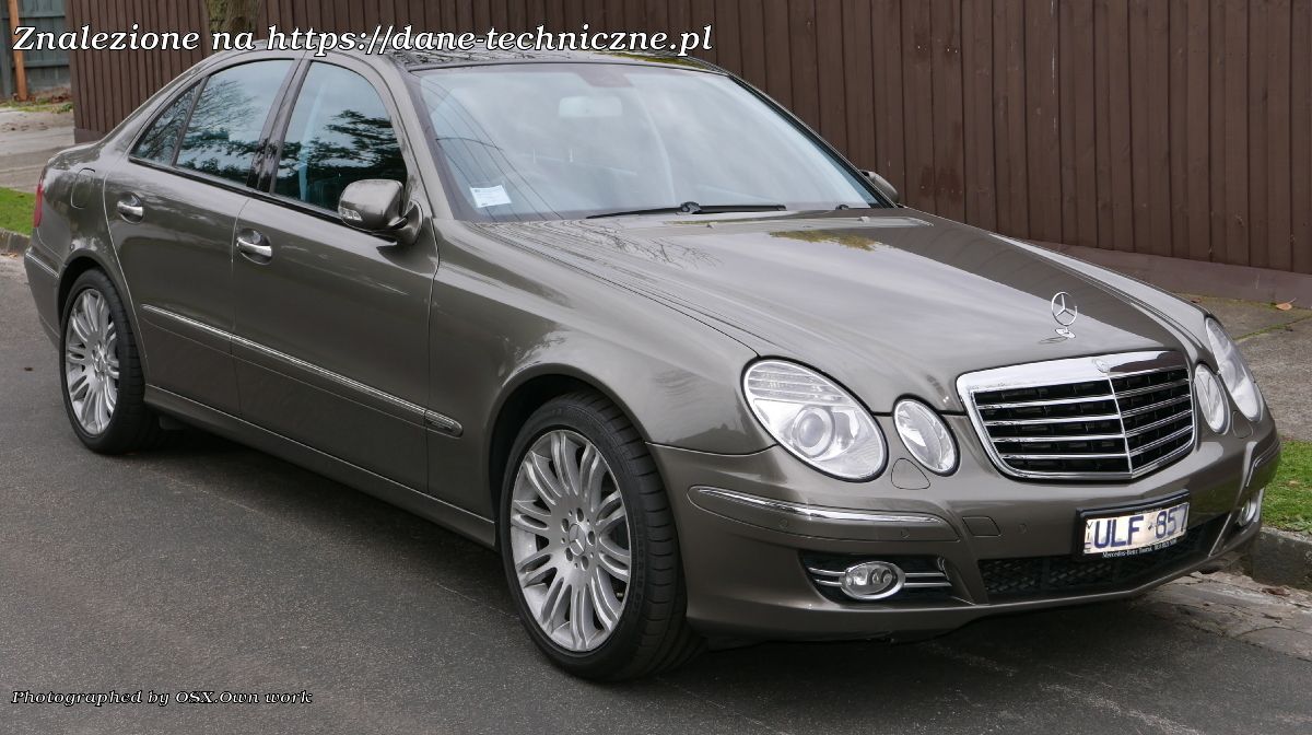 Mercedes-Benz Klasa E W211 facelift 2006 na dane-techniczne.pl
