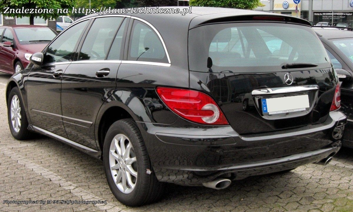 Mercedes-Benz Klasa R W251 Short na dane-techniczne.pl